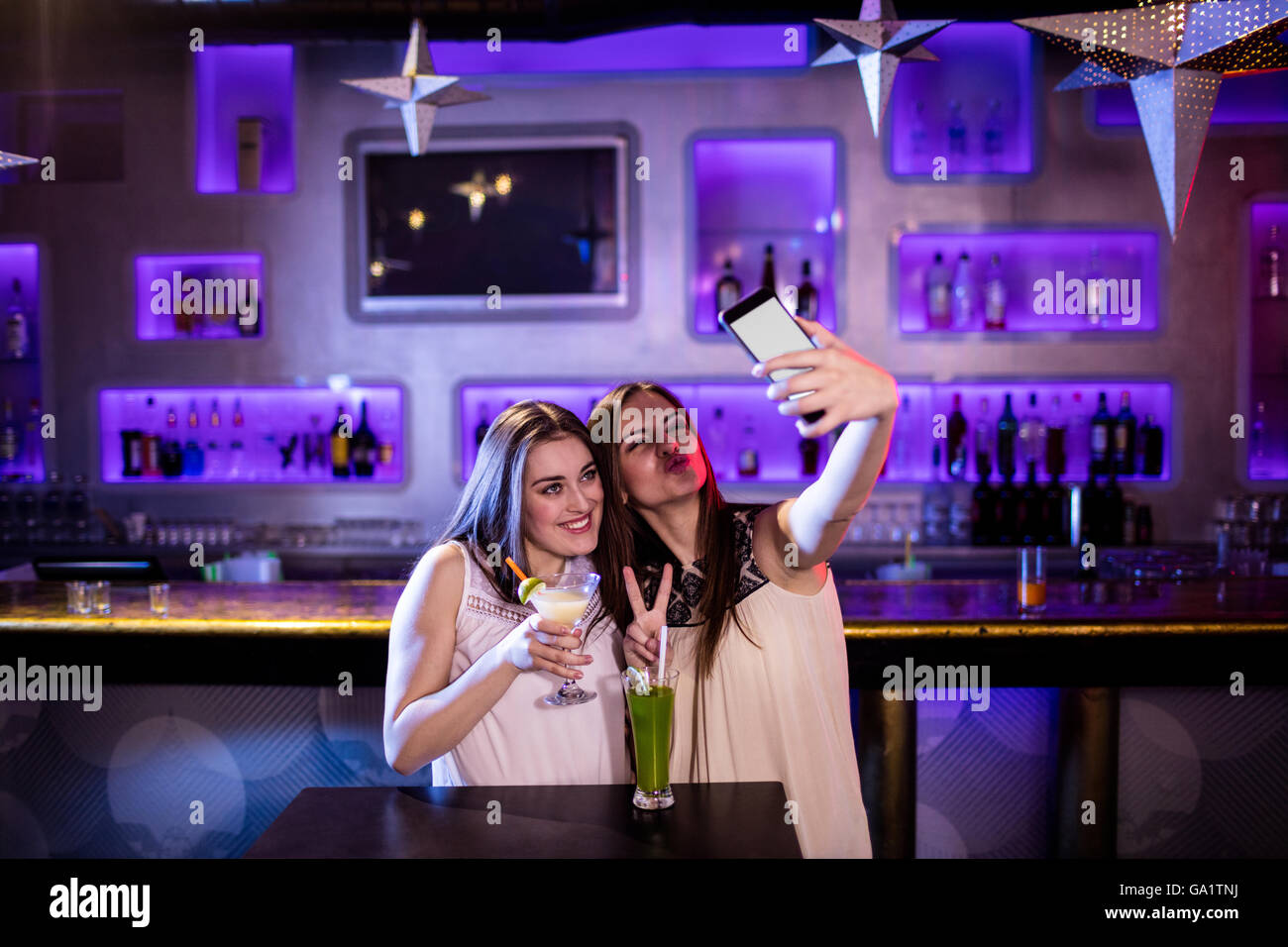 Beautiful women taking selfie hi-res stock photography and images - Alamy