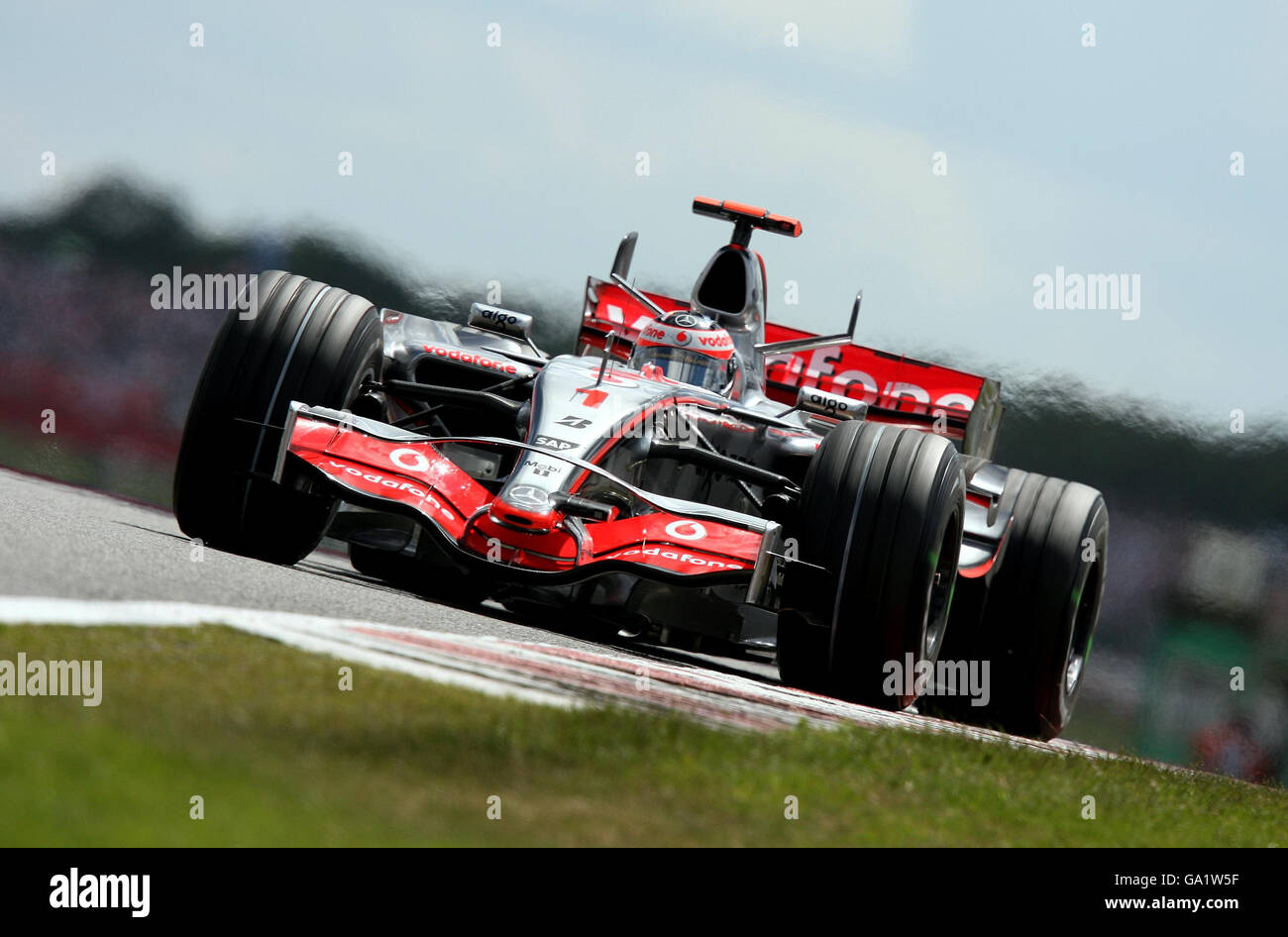 Fernando Alonso In Vodafone Mclaren Mercedes Mp4 22 Silverstone Hi Res Stock Photography And Images Alamy