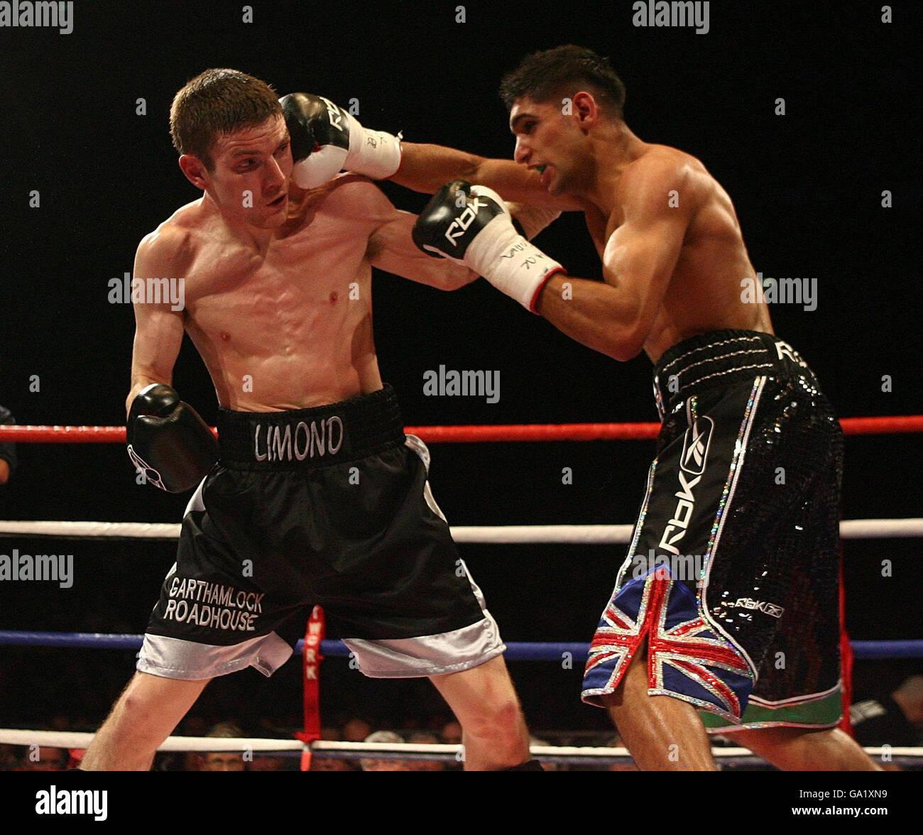 Boxing Commonwealth Lightweight Title O2 Arena Stock Photo Alamy