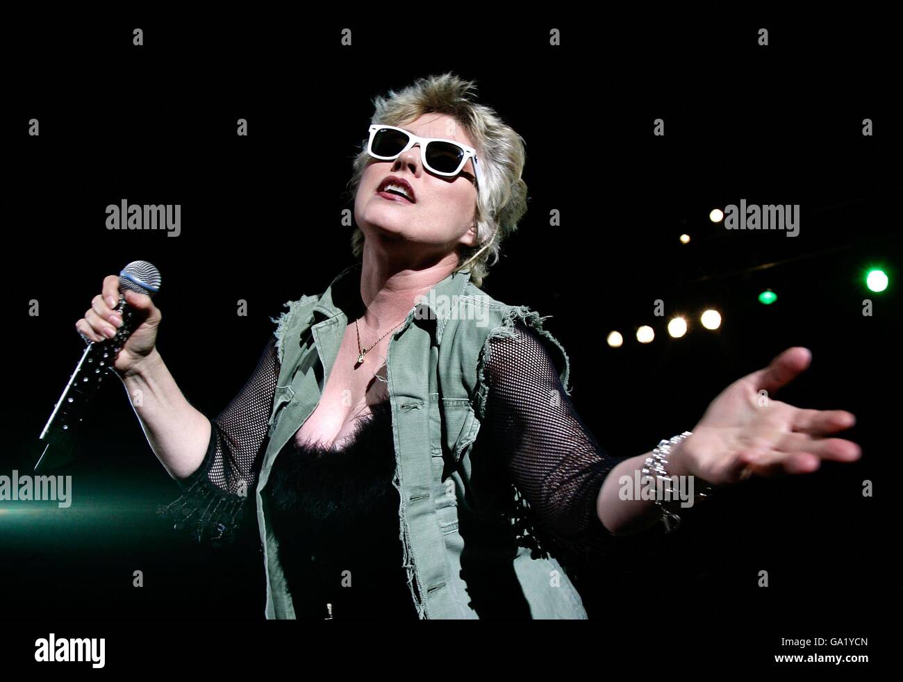 Blondie in concert London Stock Photo Alamy