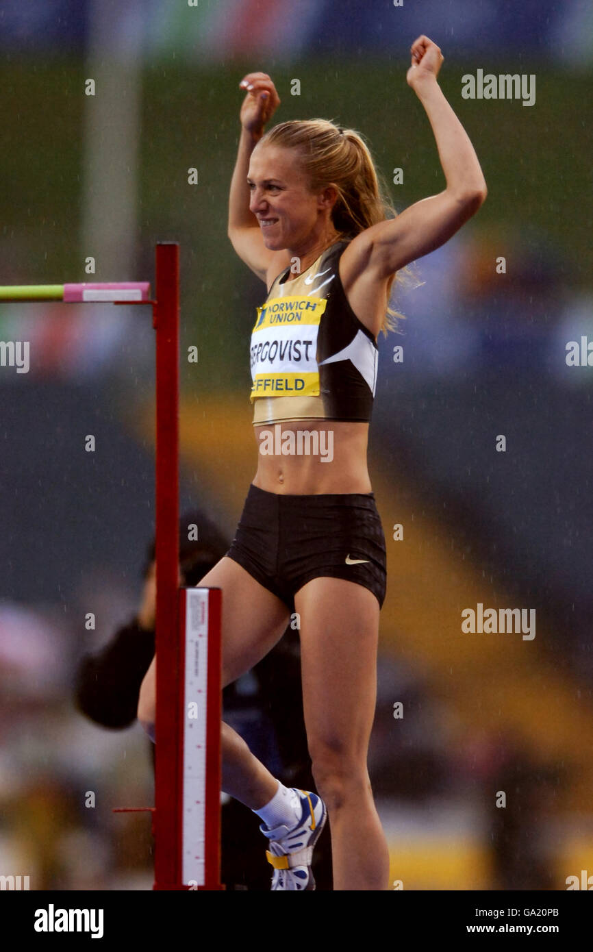 Womens High Jump Kajsa Bergqvist Hi res Stock Photography And Images 