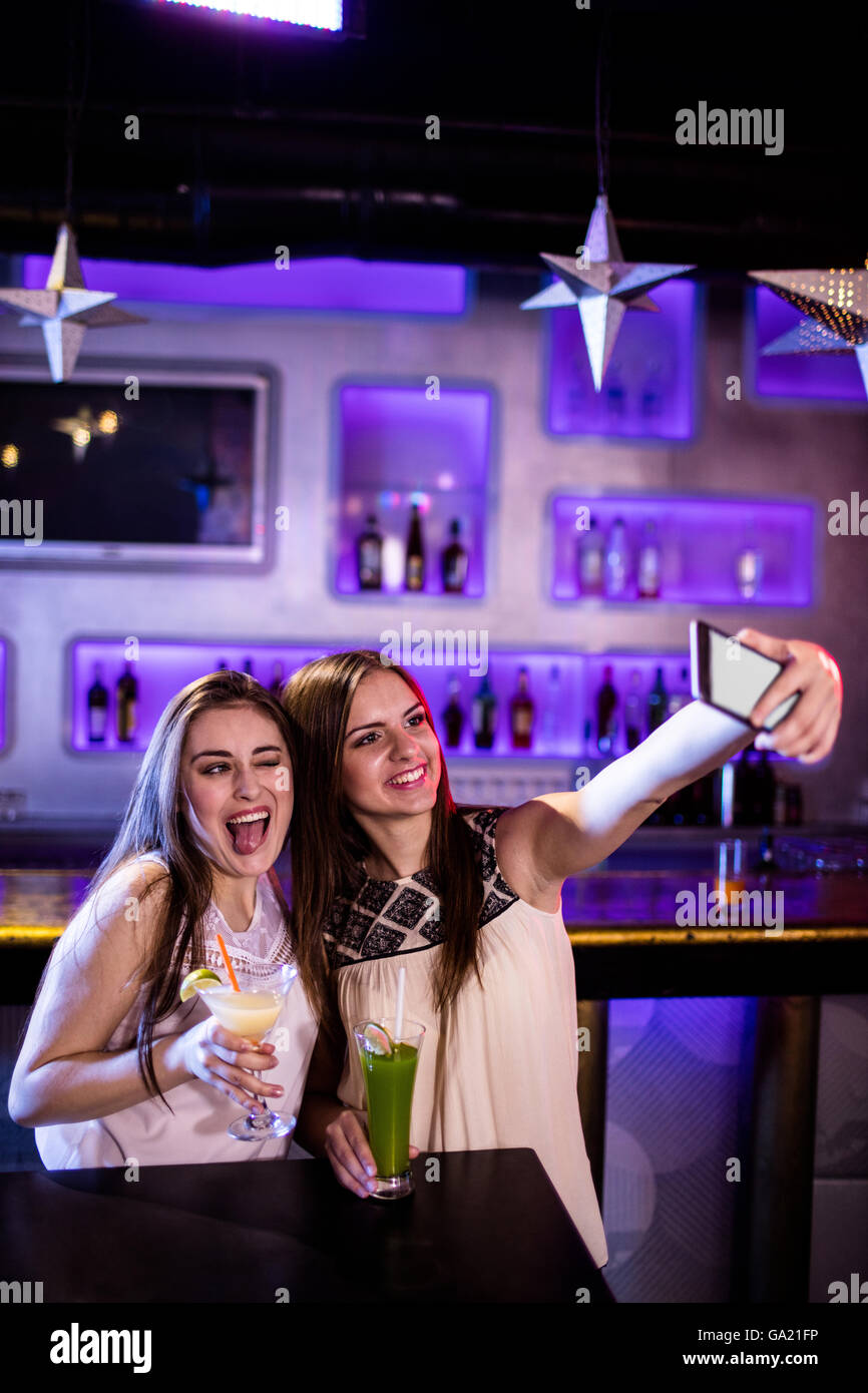 Beautiful women taking selfie hi-res stock photography and images - Alamy