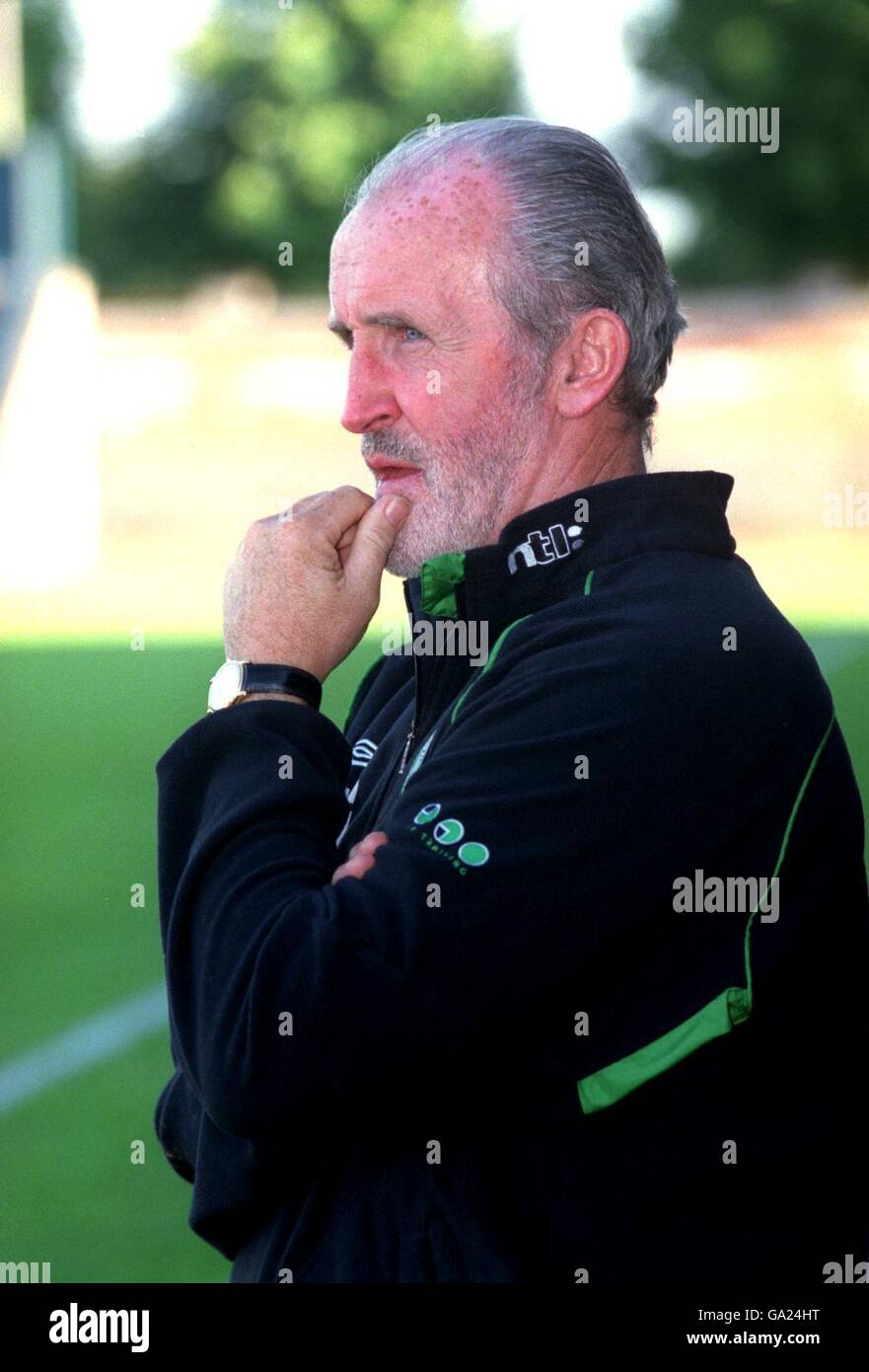 Scottish Soccer Friendly Stirling Albion v Celtic Under 21's Stock