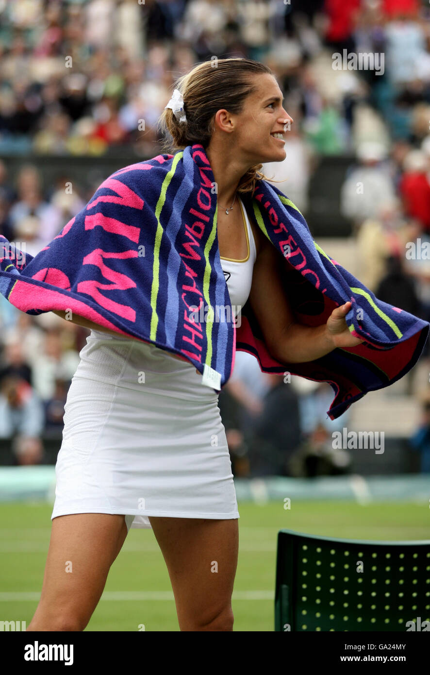 Tennis - Wimbledon Championships 2007 - Day Two - All England Club Stock Photo
