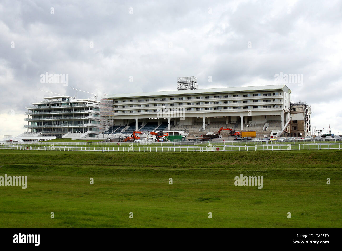 Redevelopment of the Main Grandstand at Epsom Downs Racecourse Stock ...