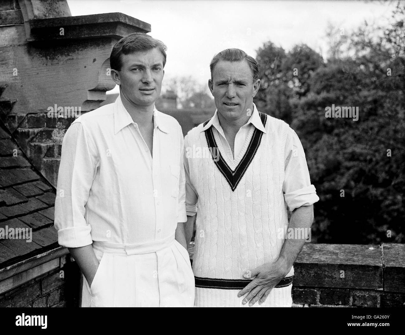 Cricket - Australian Tour of England 1956 Stock Photo - Alamy