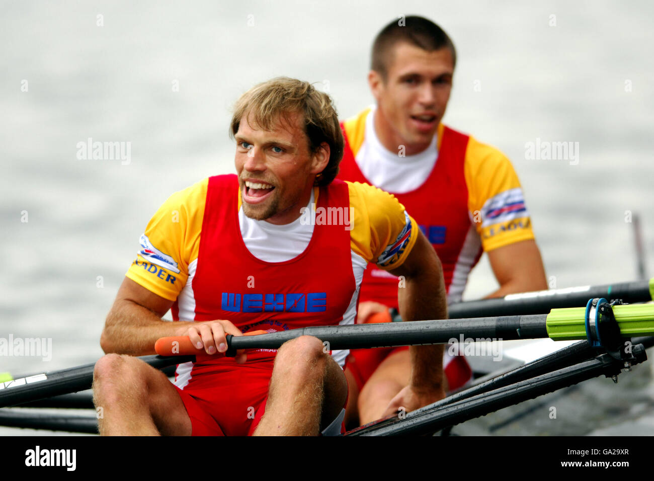 Rowing - 2007 World Cup - Bosbaan. Denmark's Mads Rasmussen (l) and ...