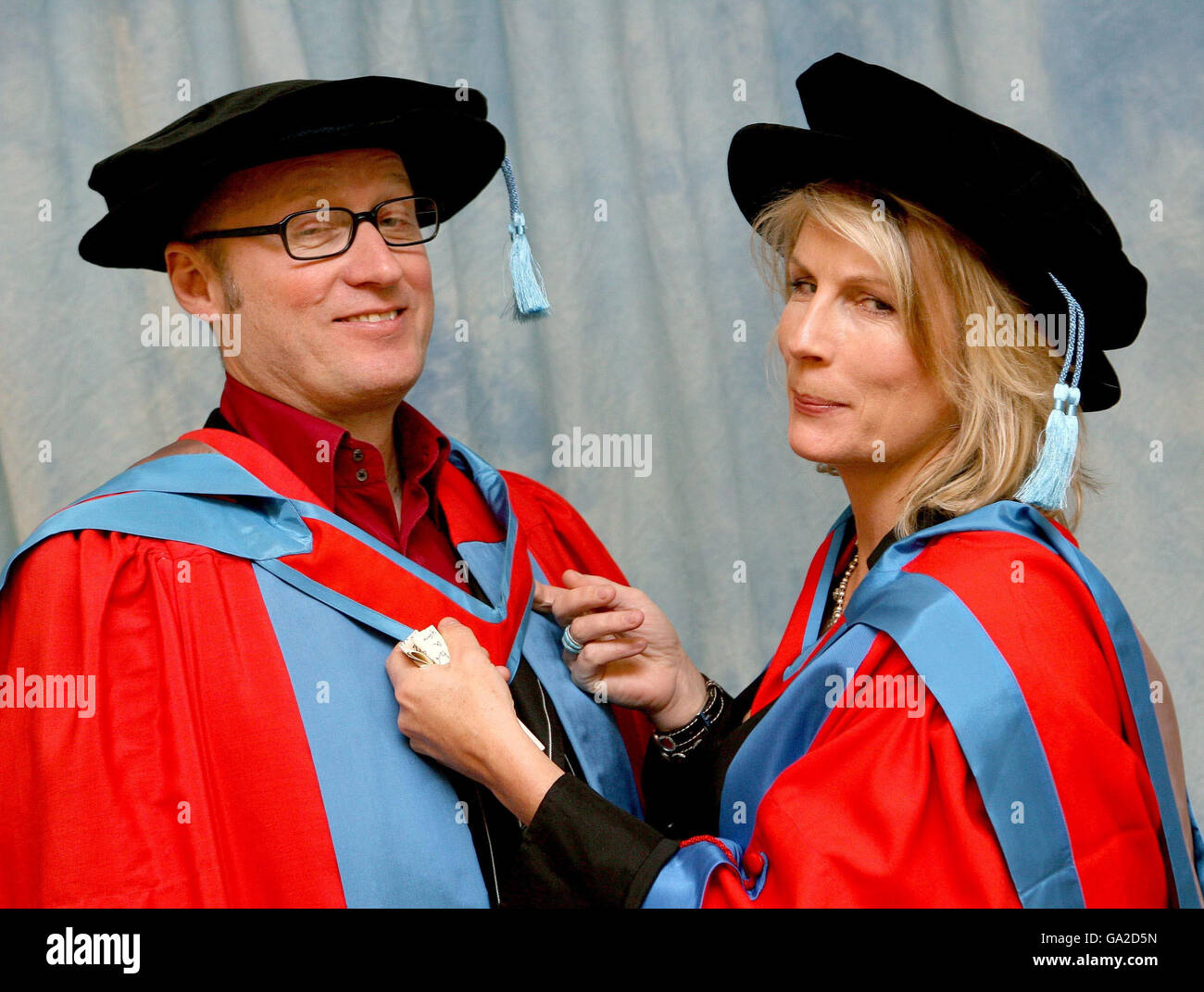 Exeter University honorary degrees Stock Photo Alamy