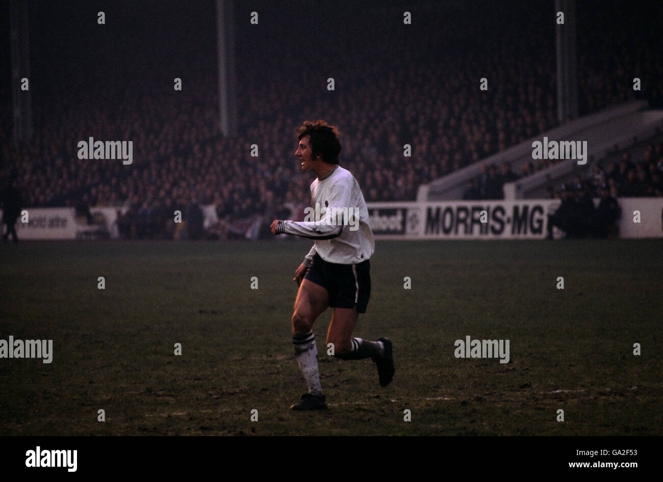 Soccer - Soccer - Manchester City v Derby County - Main Road. Roy McFarland, Derby County Stock Photo