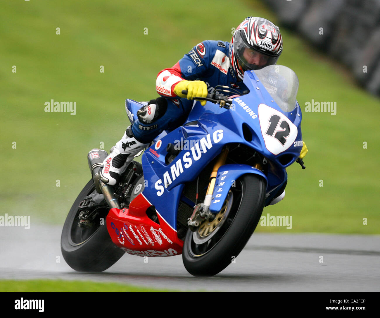 Motorcycling - British Superbike Championship 2007 - Round Eight - Oulton Park. Sean Emmett (GBR) Suzuki - Samsung Superbike Team Stock Photo
