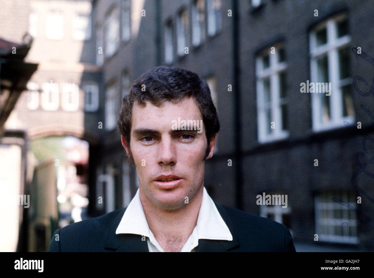 Cricket The Ashes 1972. Greg Chappell, Australia Stock Photo Alamy