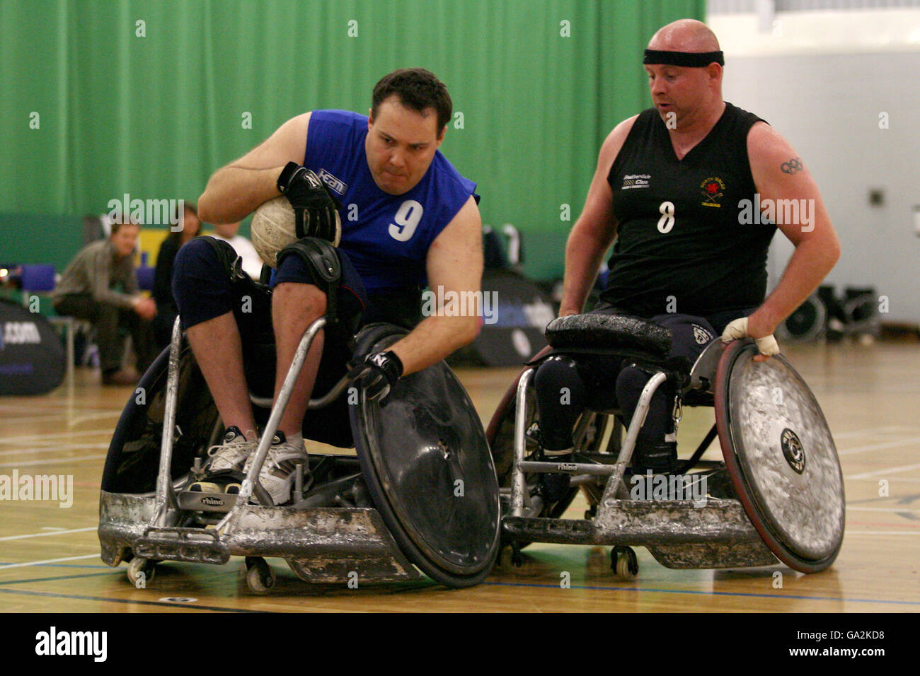 Wheelchair Rugby National Finals Stoke Mandeville Stadium. Ross