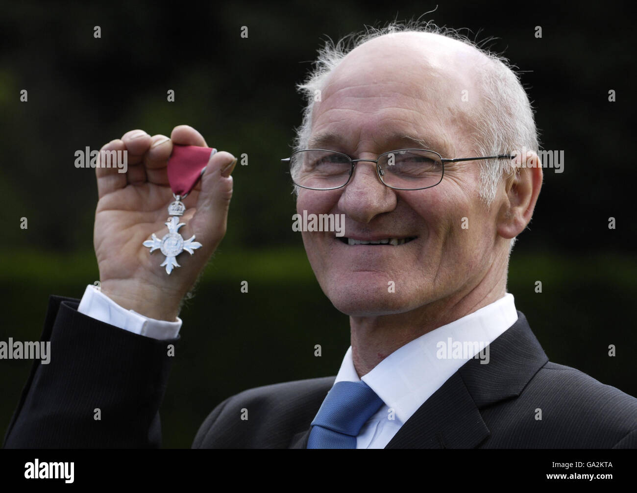 Milkman Bell, who has been honoured with MBE services to the