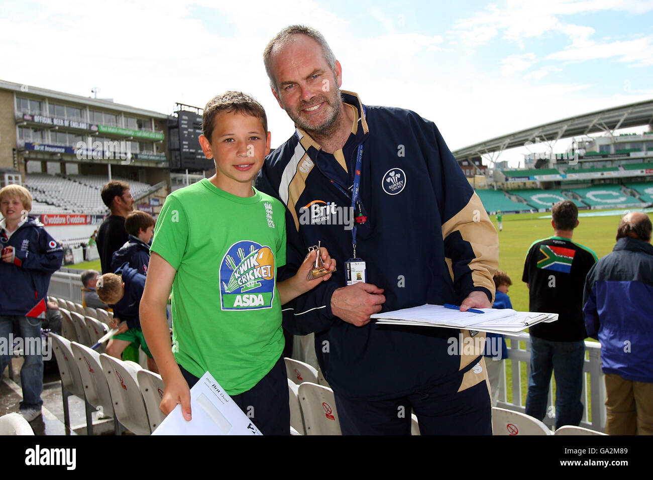 Cricket ASDA Kwik Cricket Day The Brit Oval. ASDA Kwik Cricket Day