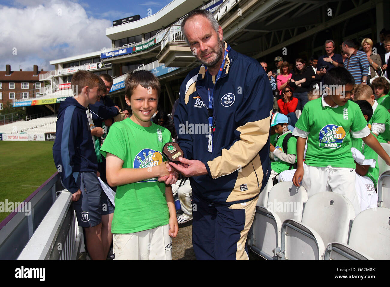 Cricket ASDA Kwik Cricket Day The Brit Oval. ASDA Kwik Cricket Day