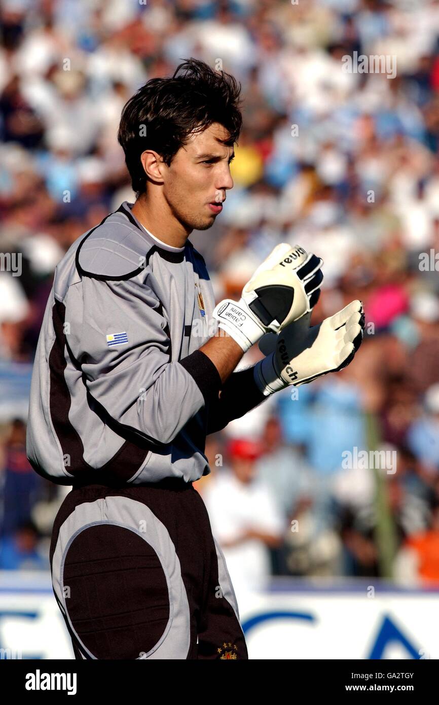 International Soccer - World Cup 2002 South American/Oceania Playoff - Second Leg - Uruguay v Australia. Uruguay's goalkeeper Fabian Carini Stock Photo