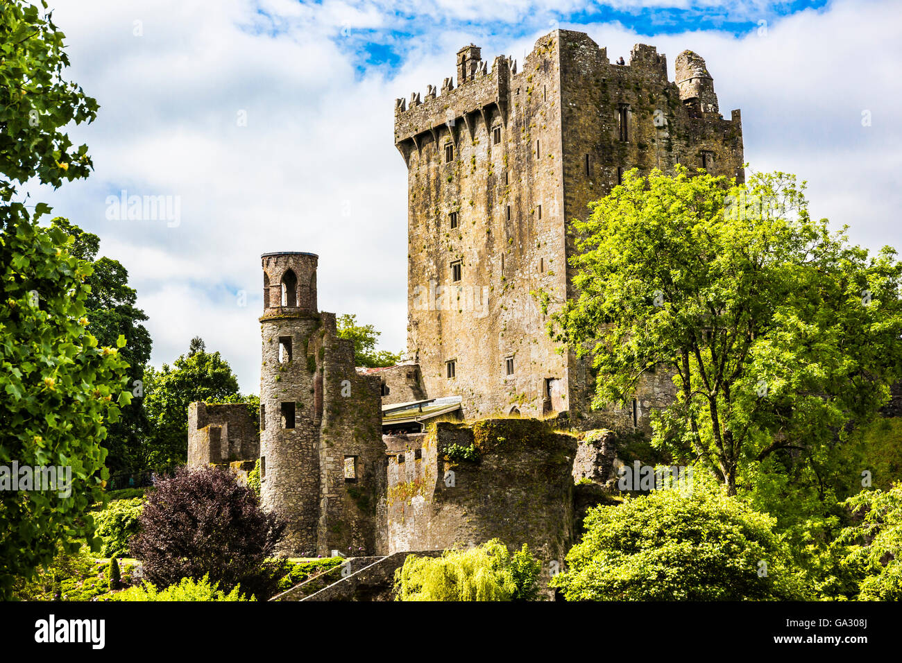 Blarney castle in county cork ireland Stock Photo Alamy