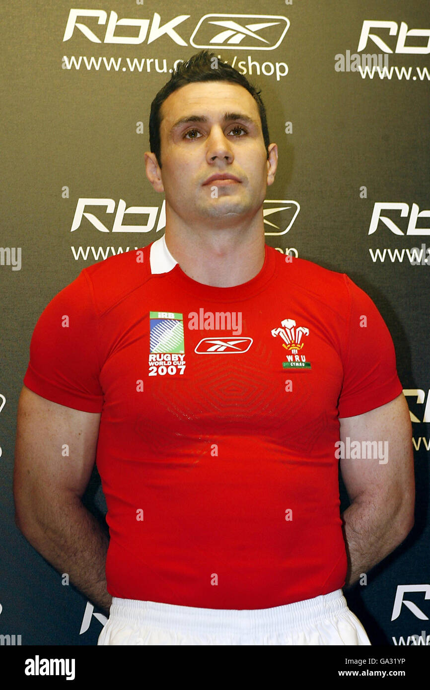 Rugby Union Wales World Cup Team Kit Launch Millennium Stadium