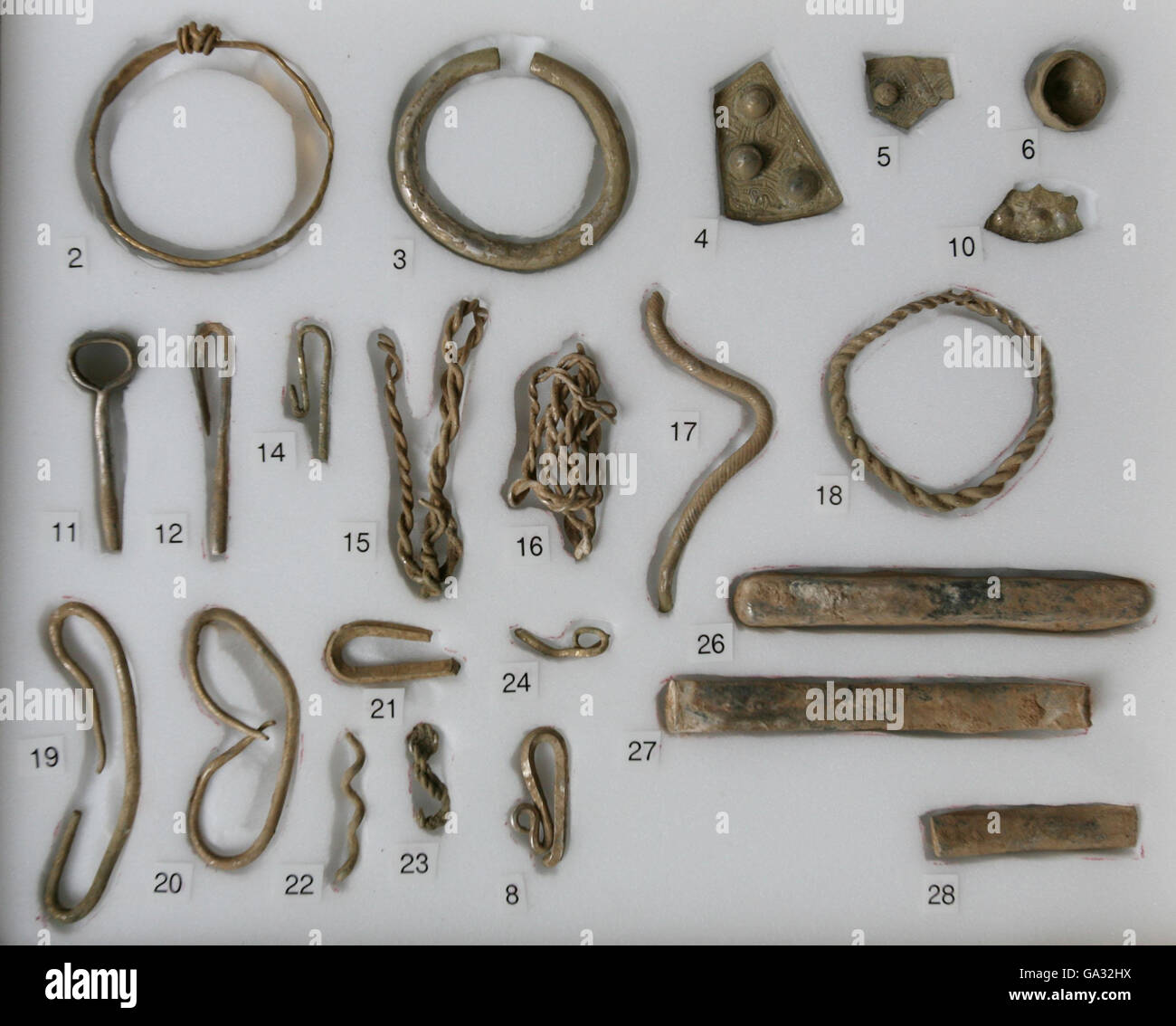 Treasure hunters find Viking hoard Stock Photo Alamy