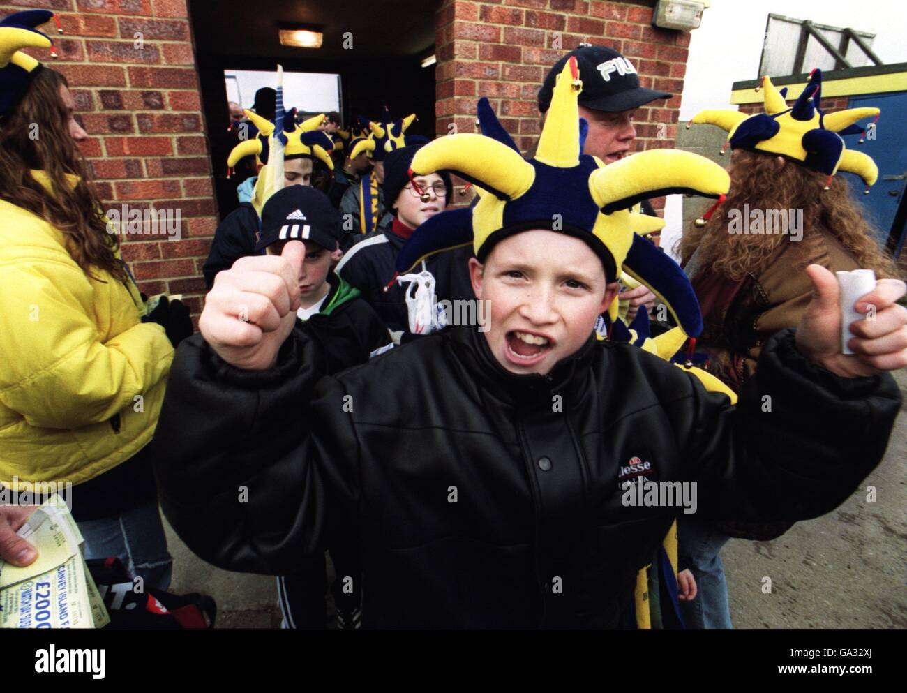 Soccer - AXA FA Cup - Second Round - Canvey Island v Northampton Town Stock Photo