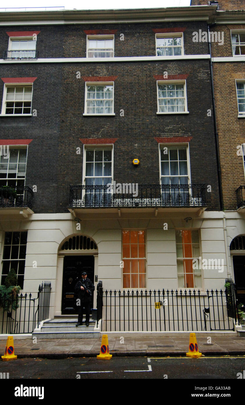 The home of former Labour Prime Minister, Tony Blair and wife Cherie