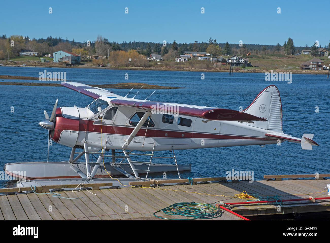 De Havilland Canada DHC-2 Beaver Mk1 C/N 834  Registration C-GADD.  SCO 10,545. Stock Photo