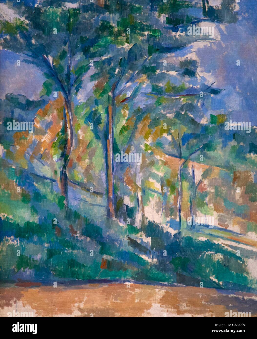 Landscape, by Paul Cezanne, 1900-1904, Fitzwilliam Museum, Cambridge ...