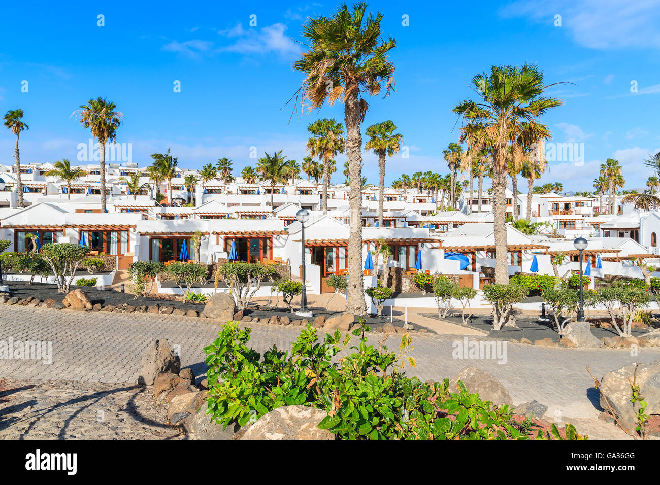 Complex Of Holiday Apartment Buildings In Playa Blanca