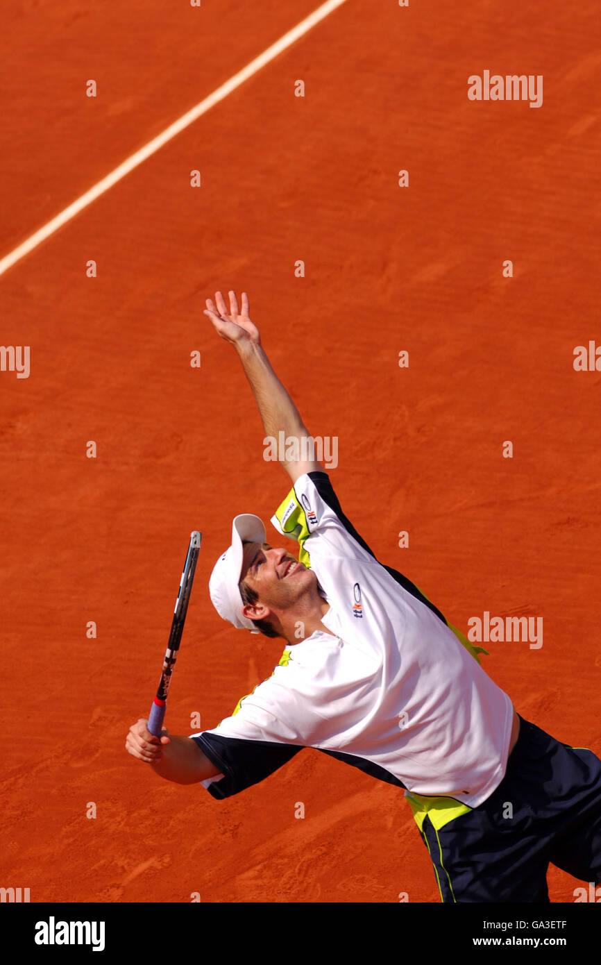 Tennis 2007 French Open Day Seven Roland Garros Stock Photo Alamy
