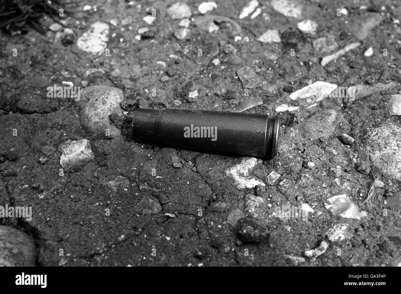 Spent bullet cartridge Black and White Stock Photos & Images Alamy
