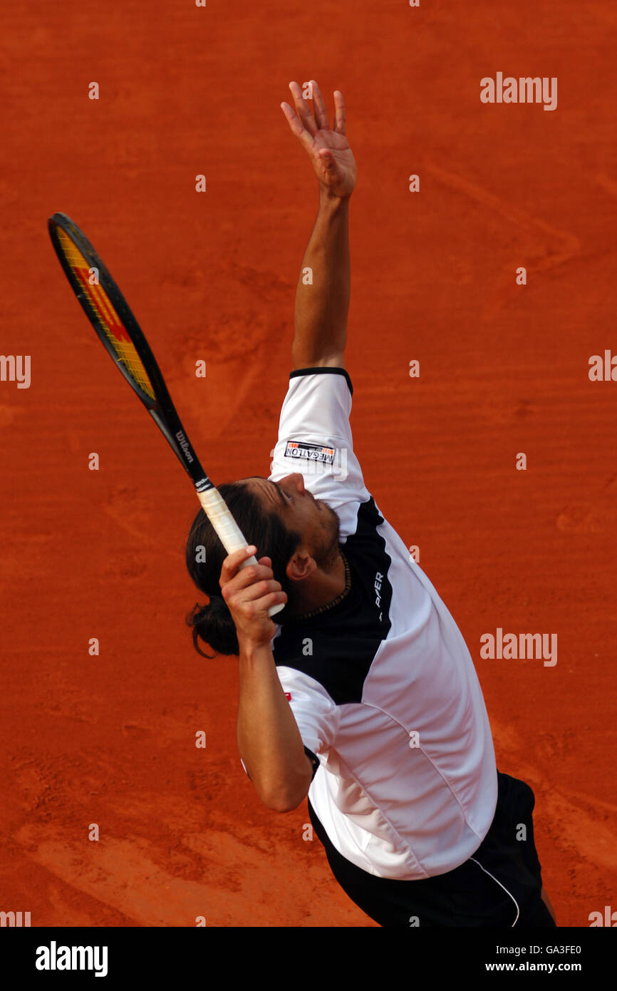 Tennis 2007 French Open Day Ten Roland Garros Stock Photo Alamy