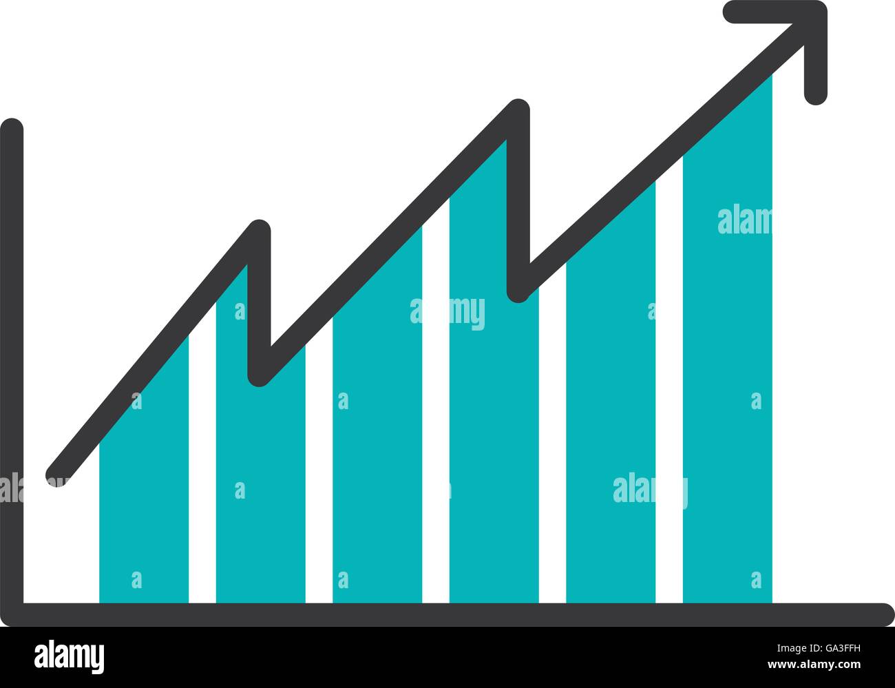 statistical growth isolated icon design Stock Vector Image & Art - Alamy