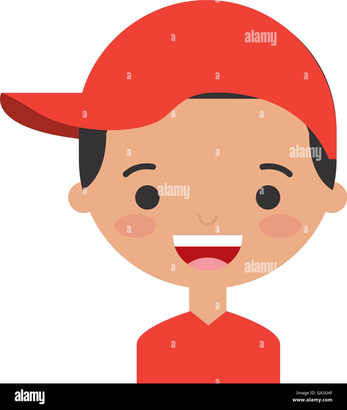 face little boy isolated icon design Stock Vector Image & Art - Alamy