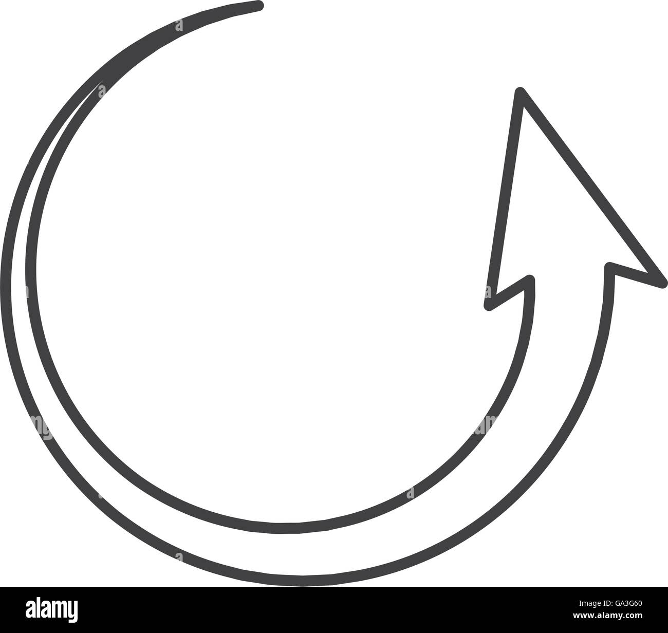 Circular arrow icon stock vector art illustration vector image