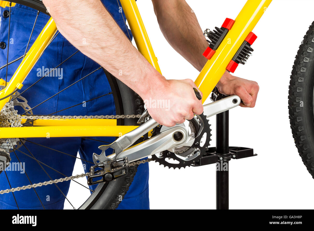 Bicycle mechanic hi-res stock photography and images - Alamy