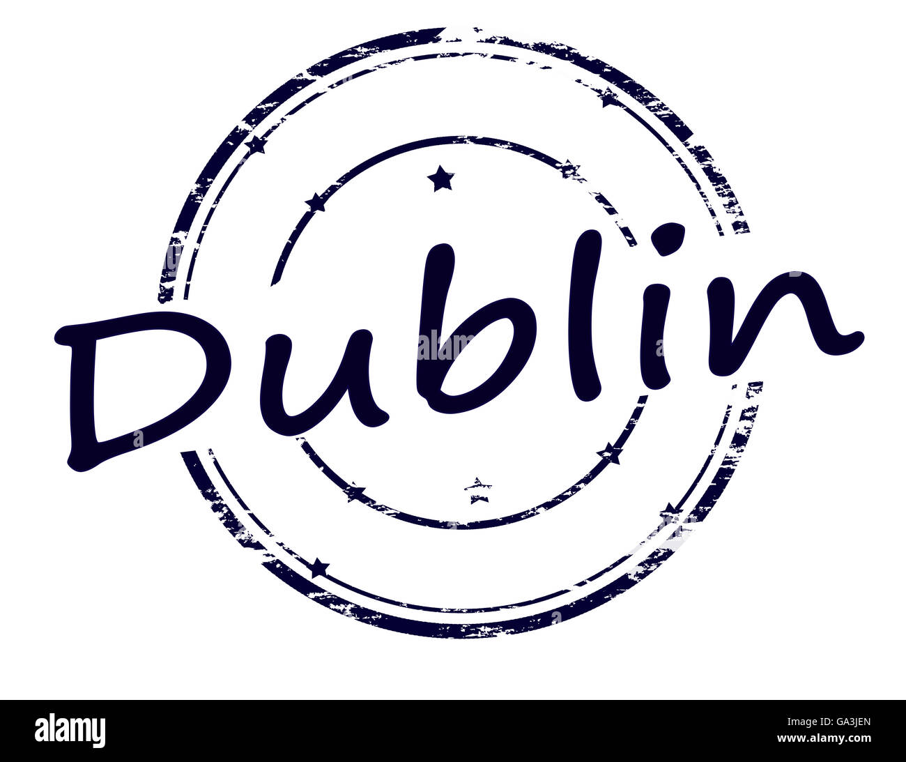 Rubber stamp with word Dublin inside, vector illustration Stock Photo Alamy