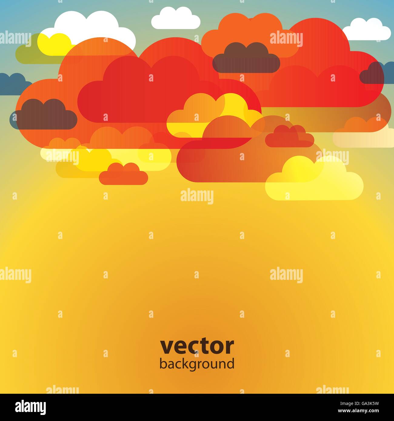 Abstract Cloud Background Vector Stock Vector Image & Art - Alamy
