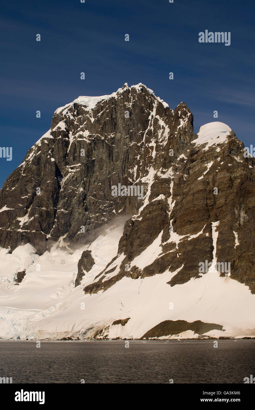 Antarctica Rocks Snow-covered rock, Lemaire Channel, Antarctic Peninsula, Antarctica ...