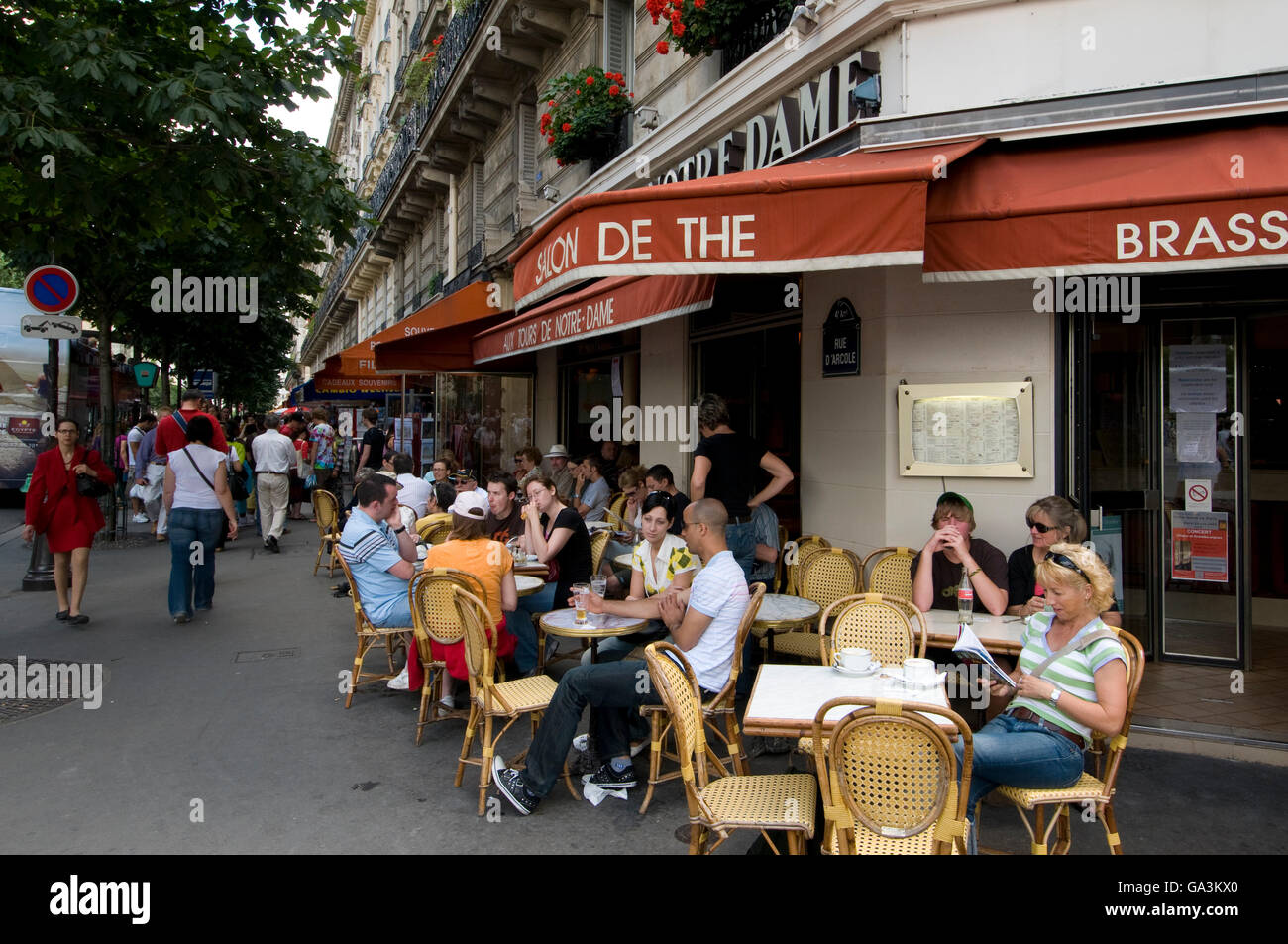 Brasserie, Ile de la Cité, Paris, France, Europe Stock Photo