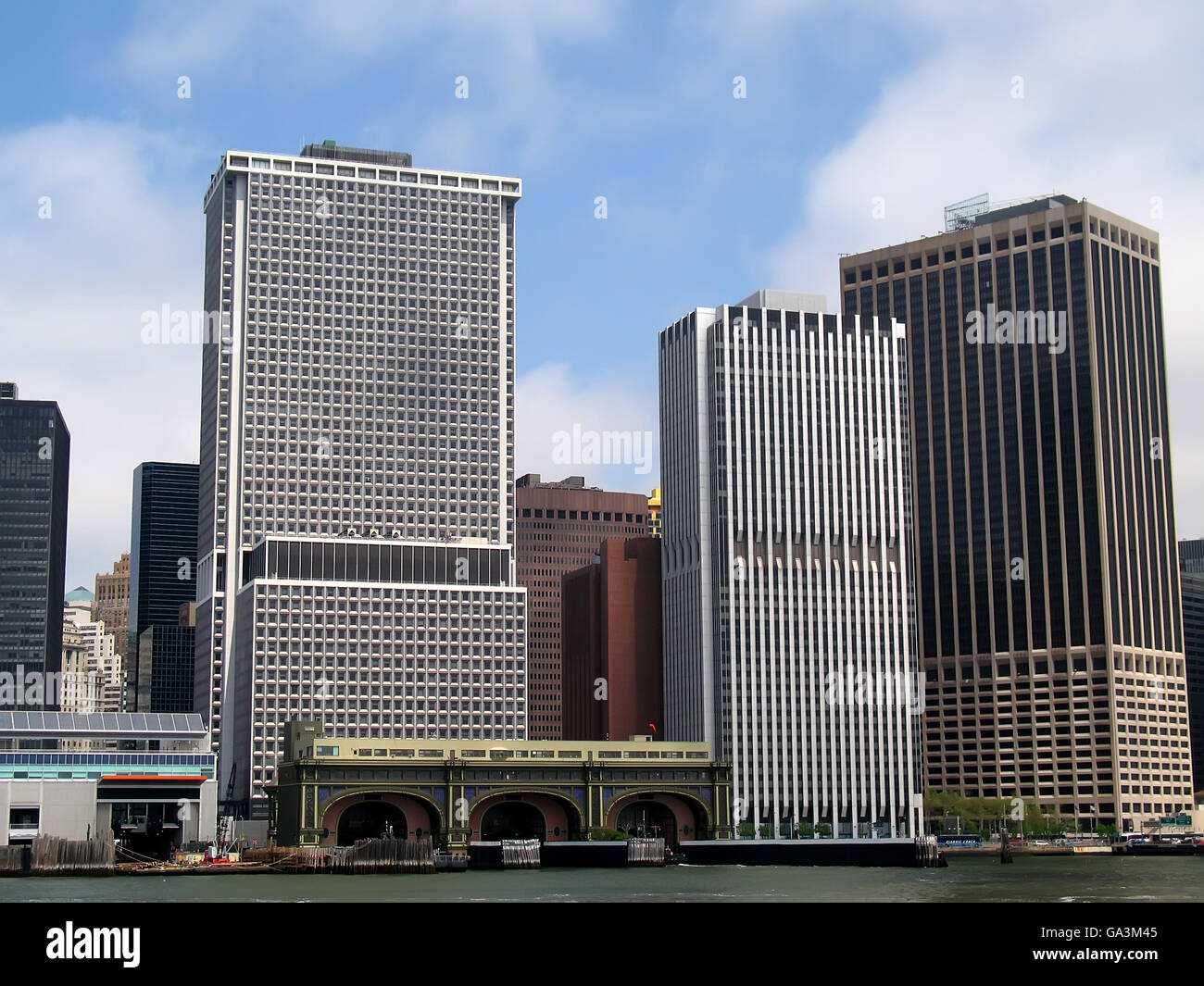 New york buildings aerial hi-res stock photography and images - Alamy