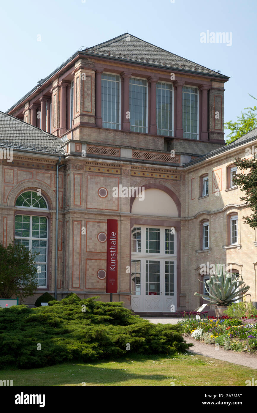 Staatliche Kunsthalle State Art Gallery, Karlsruhe, Baden-Wuerttemberg Stock Photo