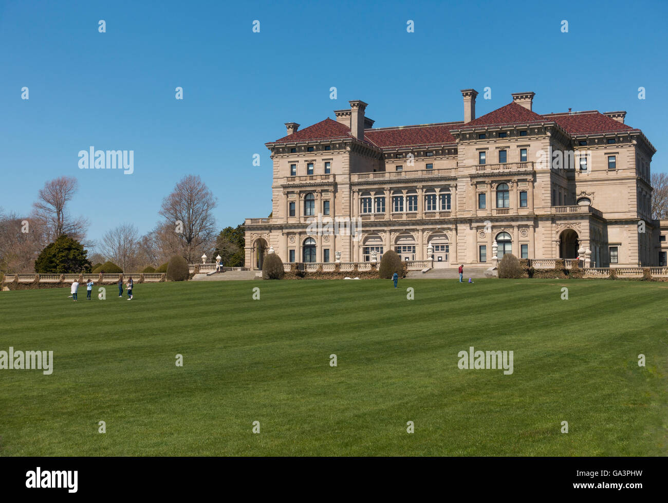 The Breakers Newport Rhode Island Stock Photo