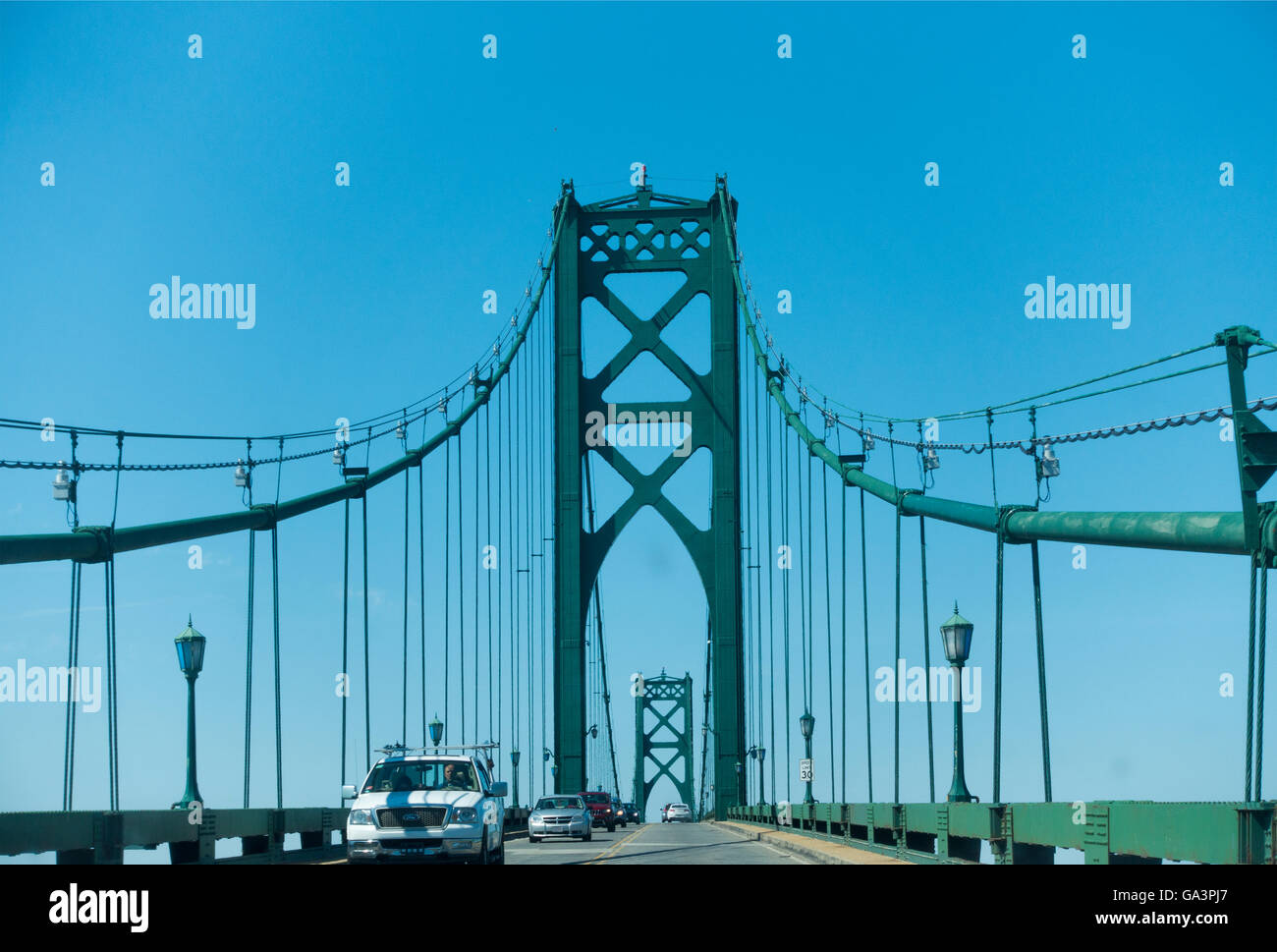Mount Hope bridge Rhode Island Stock Photo Alamy