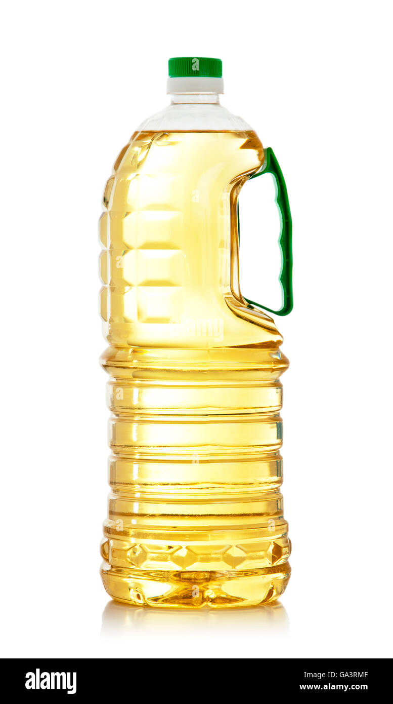 Cooking Oil Bottle Isolated on White Background Stock Photo Alamy