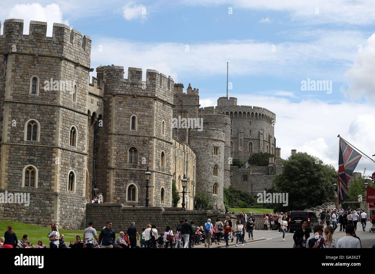 A general view of Windsor Castle in Berkshire, which has been named by