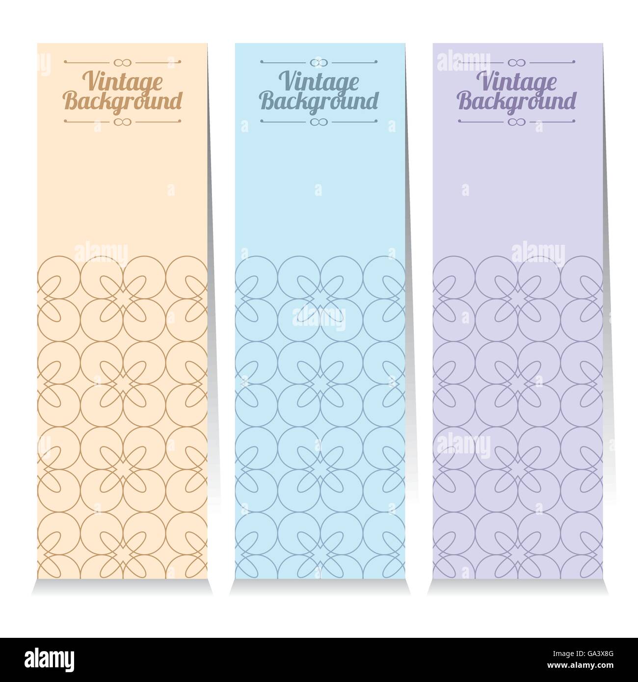 Set three abstract vertical banners hi-res stock photography and images ...