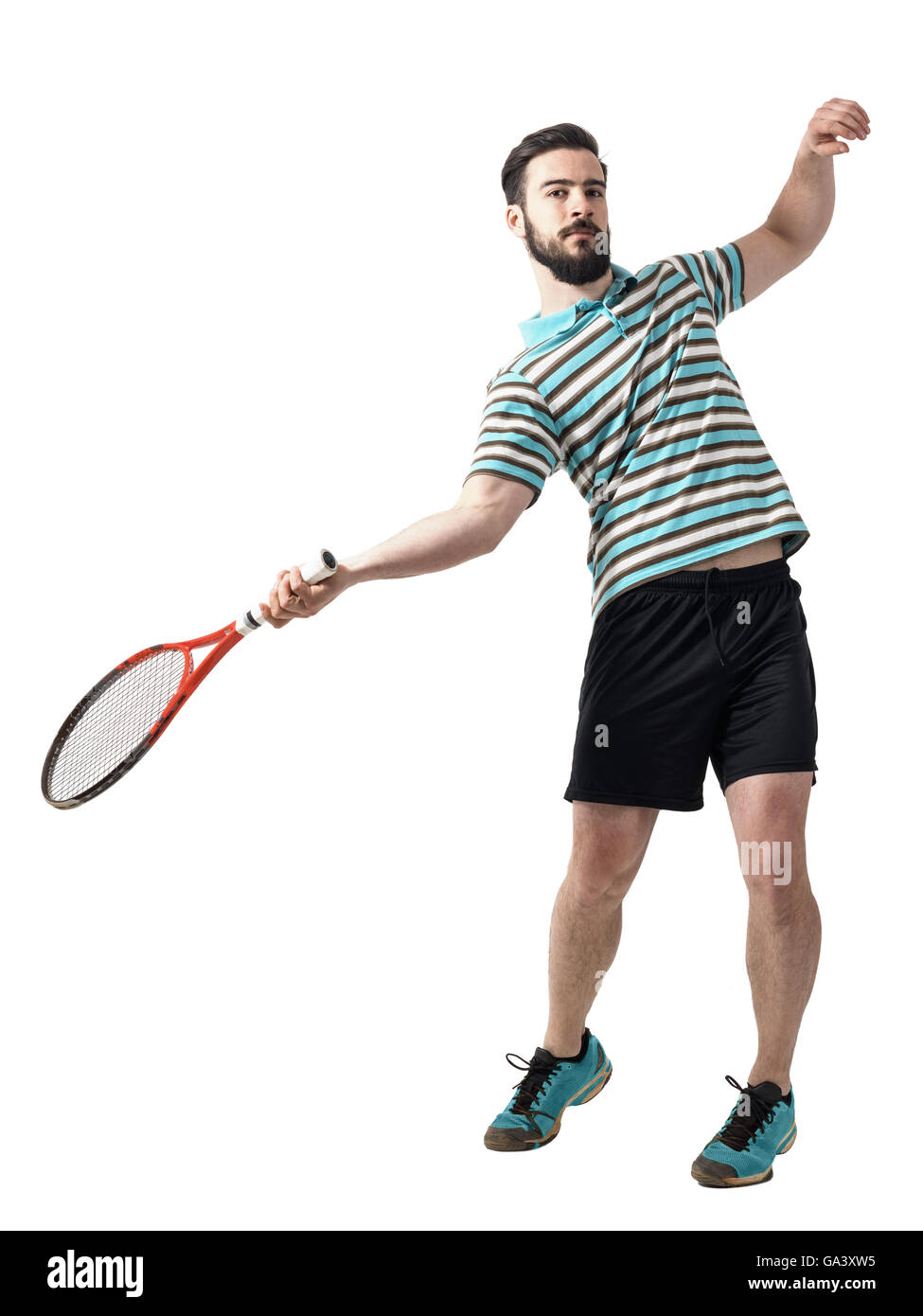 Polo player hit ball Cut Out Stock Images & Pictures Alamy