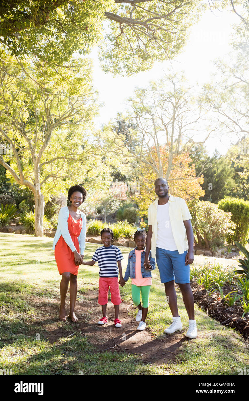 Happy family posing together Stock Photo - Alamy