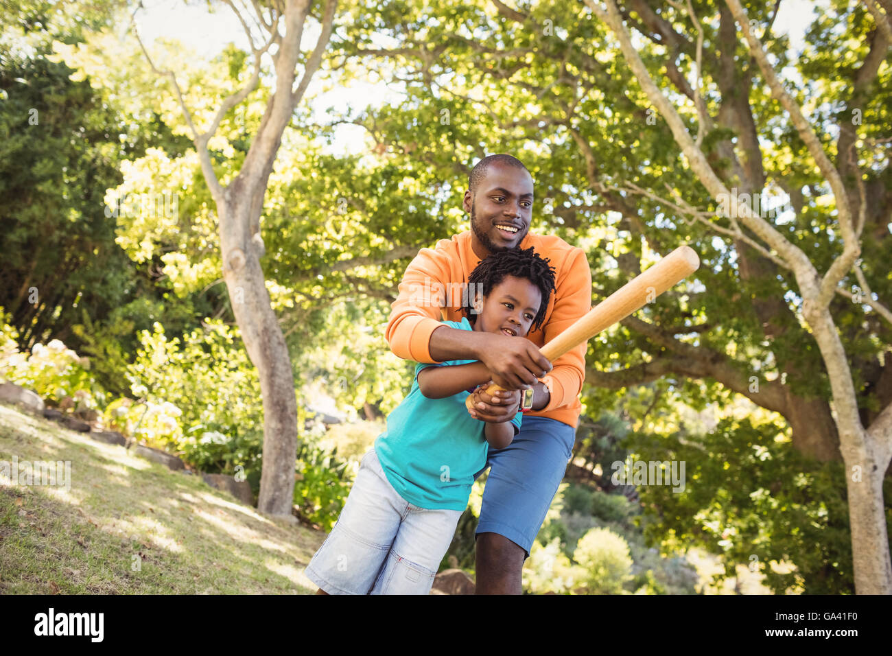 Happy family having fun Stock Photo - Alamy