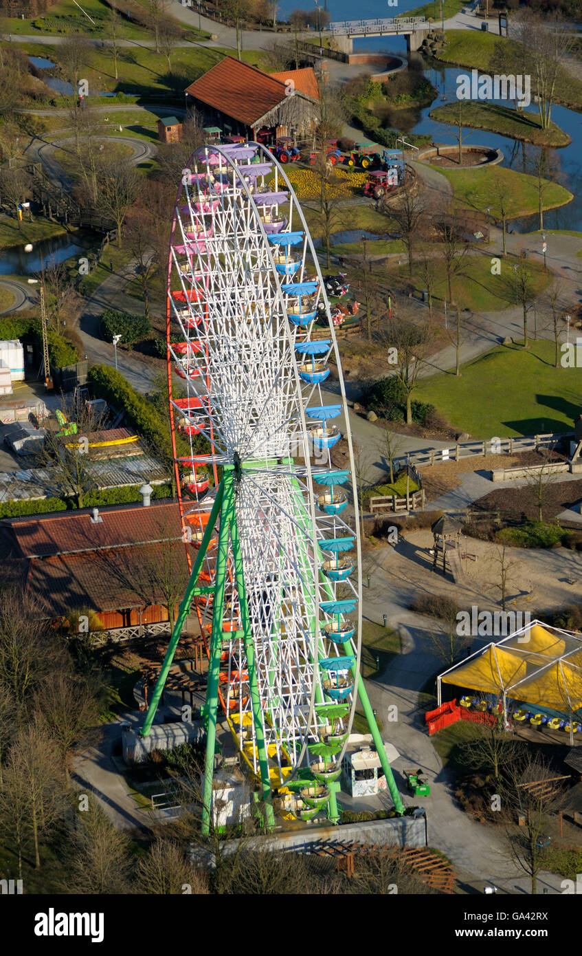 Giant wheel, CentrO Park, near Shopping centre CentrO, Oberhausen, Ruhr